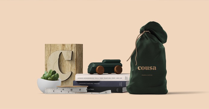 Cousa Branding - Mindsparkle Mag Brand identity for Causa, a woodworking studio from Embu des Artes, Brazil. #branding #identity #design #color #photography #graphic #design #gallery #blog #project #mindsparkle #mag #beautiful #portfolio #designer
