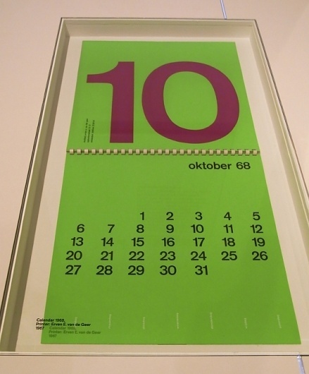 Creative Review - The Wonder of Wim #calendar #design #graphic #crouwel #wim