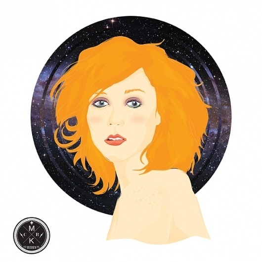 Ginger universe by ~alienbiru on deviantART #vector #grl