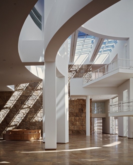 The Getty Center, Los Angeles, California. Image © Scott Frances, Courtesy of Richard Meier & Partners #getty #center #richard #the #meier