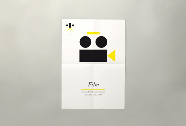 "Think young lion" (Giovani leoni 2013) on Behance #cannes #young #giovani #leoni #lion #yellow #2013 #black #brand #and