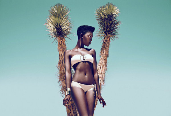 tumblr_mx97wvqZLG1sbcy9ho1_1280.jpg (1024×698) #woman #black #photography #bikini #cactus #desert
