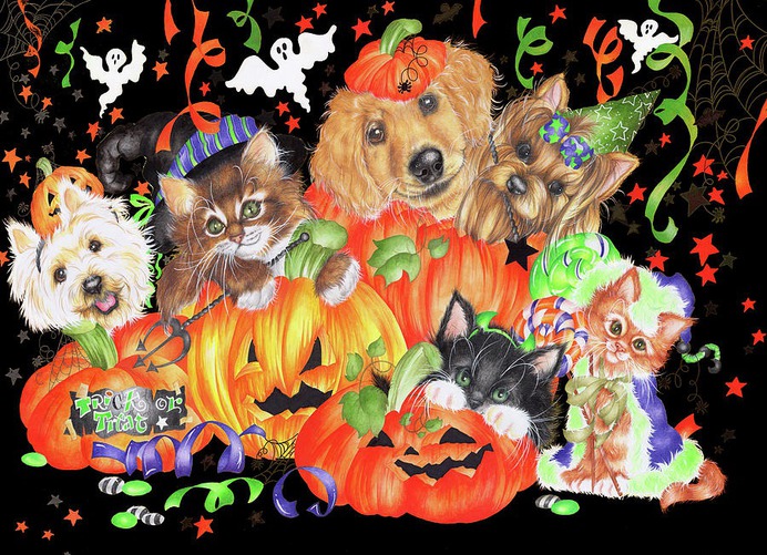 beginner easy halloween paintings & paint by numbers #painting