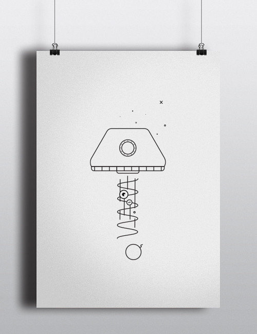 S P ___ C E on Behance #line #saturn #whitespace #orbit #clean #mars #spaceship #illustration #stars #white #stroke #minimalist #planets #jupiter #nasa #space #armstrong #mission #sun #satellite #hubble #astronaut #black #rocket #drawing #control #moon