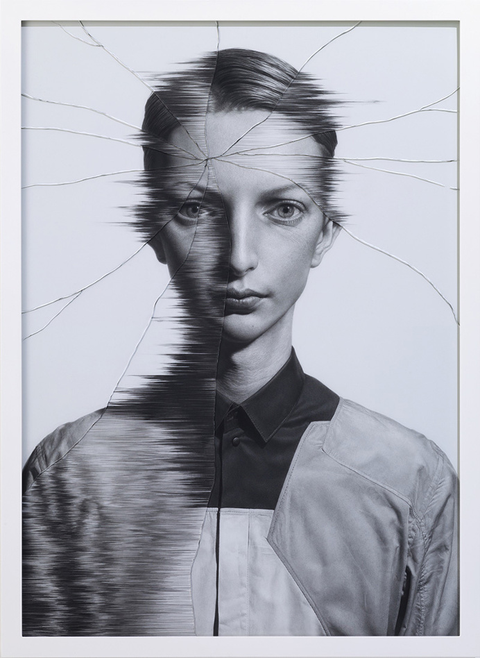 The Cracked Portrait Series by Taisuke Mohri