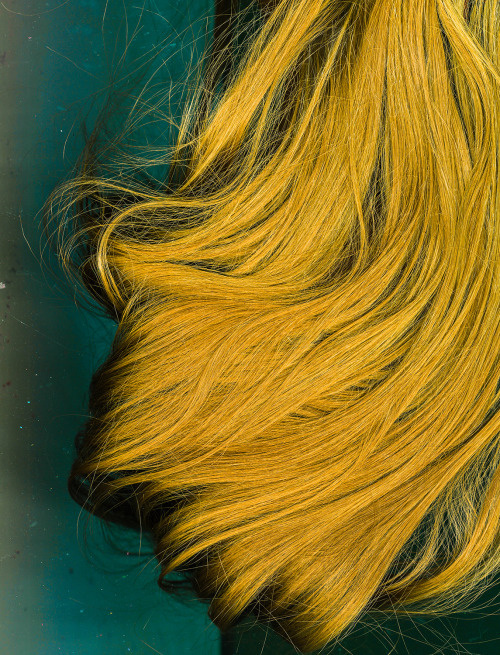 #scan #slit-scan #slitscan #slit scan #scanner #hair #yellow