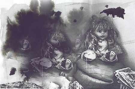 Photo manipulation on Behance #ink #macabre #photo #photography #photoshop #manipulation