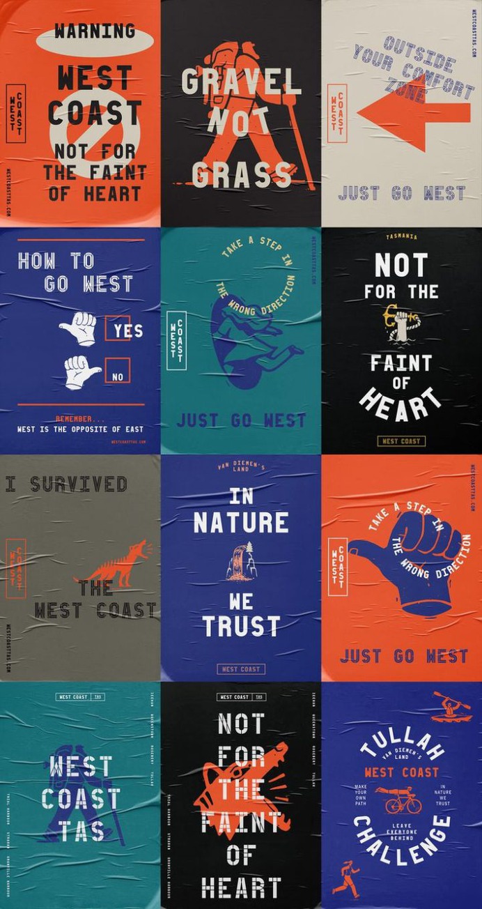 New Logo and Identity for Tasmania's West Coast by For the People