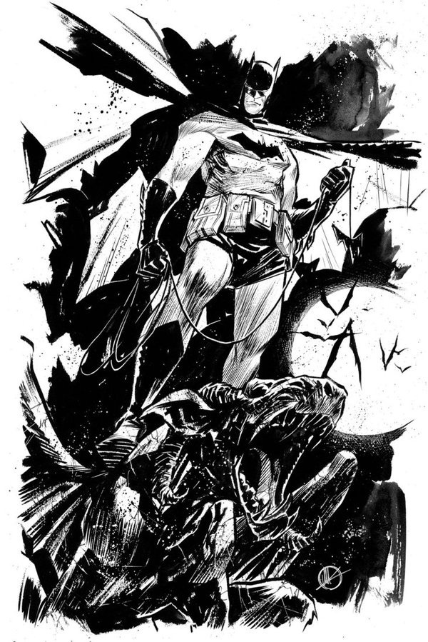 Sketch 339 by MatteoScalera on deviantART #black #sketch #batman