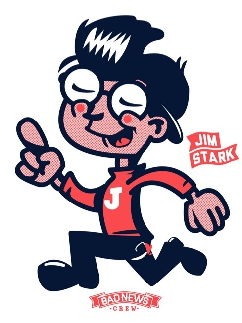 This is the beginning of something I #jim #design #stark #illustration #character