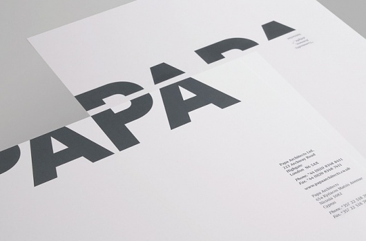 Phage Visual Communication | Showcase: Papa Architects #branding