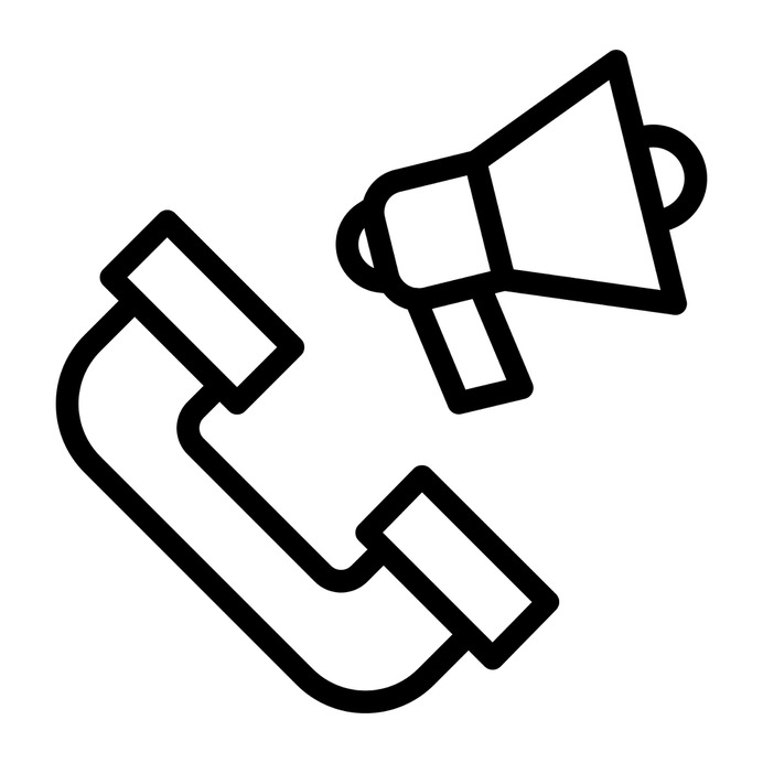 See more icon inspiration related to phone, digital marketing, advertising, electronics, website, megaphone, communications, marketing and tool on Flaticon.