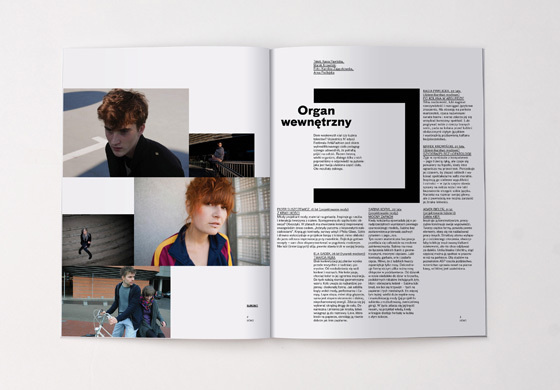 surowy : portfolio #print #layout #magazine