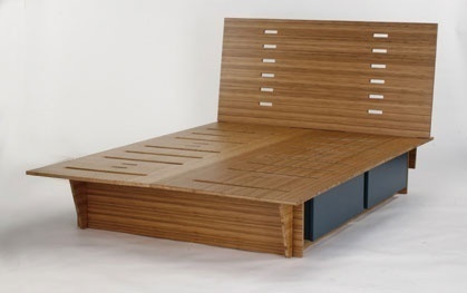 Stillwell bed : furniture : WONK | NYC ($500+) — Svpply #wood #svpply #bed #furniture