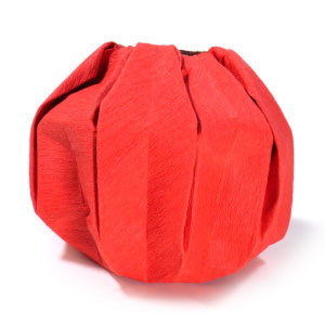 How to make an origami pumpkin (http://www.origami-make.org/howto-origami-thanksgiving.php)