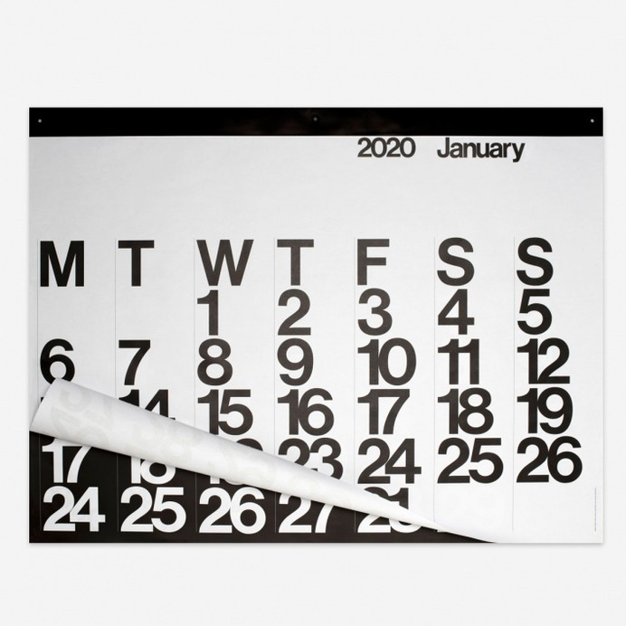 Massimo Vignelli The Stendig Calendar 2020 https://www.shop-rikiki.de/en/Stationery/The-Stendig-Calendar-2020.html