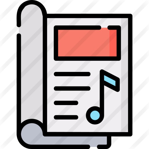 See more icon inspiration related to specialized, files and folders, music and multimedia, leisure, magazine, communications, education, reading and music on Flaticon.