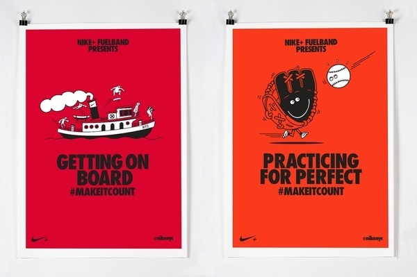 Doubleday & Cartwright #nike #fuelband #poster