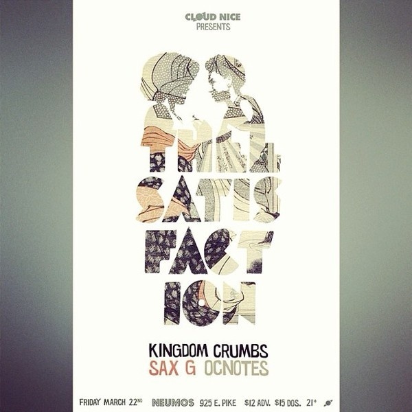Photo by neumos_ #seattle #satisfaction #gig #thee #poster #music #band