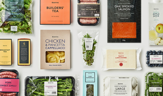 Booths Supermarket Packaging Gets a Simple Yet Effect Redesign — The Dieline | Packaging & Branding Design & Innovation News
