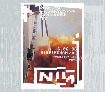Ian Walsh Design #nin #republic #nine #designers #design #inch #glitch #poster #nails