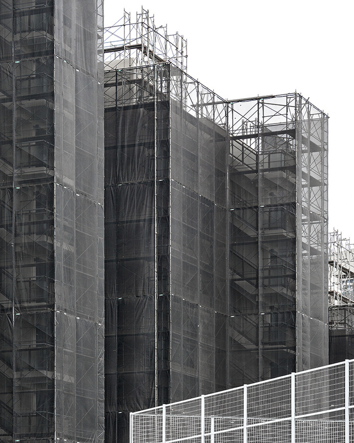Untitled B #scaffolding #black