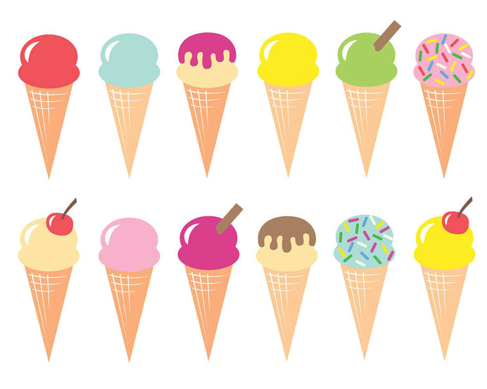 Popular Items For Ice Cream Clipart On Etsy