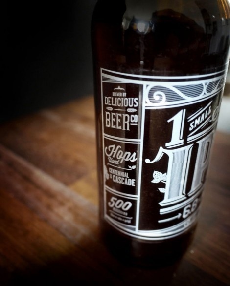 One Small Step IPA Homebrew #packaging #beer #label #bottle