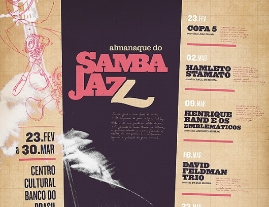 Samba-Jazz on the Behance Network #handwriting #jazz #samba #vintage