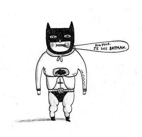 Je suis Batman Gemma Correll Illustration