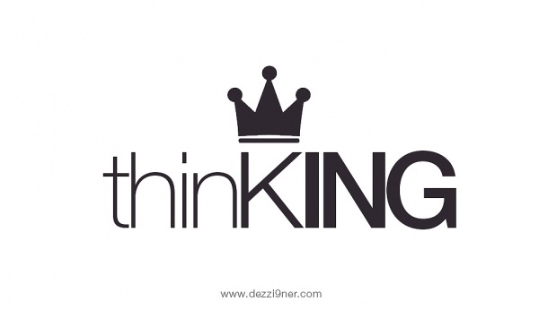 Ezz Osman's Online Portfolio #thin #think #dezzi9ner #thinking #logo #king