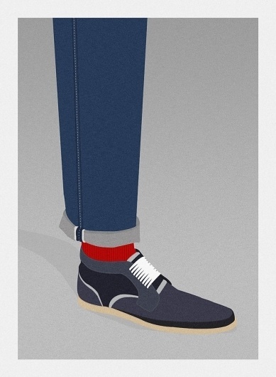 Hello 1986 » Dagobert #illustration #1986 #shoes #hello