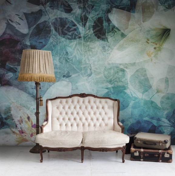 CJWHO ™ (Botanical plants wallpaper) #botanical #plans #design #interiors #illustration #furniture #art #fashion #wallpaper