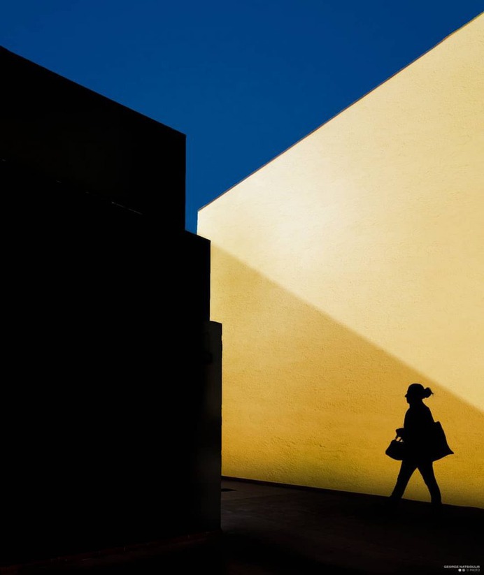Colorful and Minimalist Street Photography by George Natsioulis