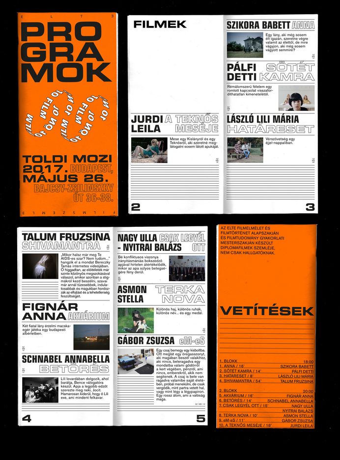 thispopshitpop: “booklet for ELTE FILM FESTIVAL whole project here: https://www.behance.net/gallery/65961729/ELTE-FILM-FESTIVAL ”