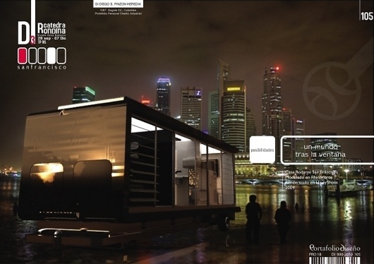 Mobile Home by Diego Pinzon at Coroflot #diego #house #pinzon #design #product #transport #industrial #mobiliary