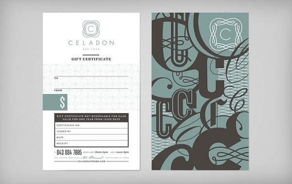 Graphic-ExchanGE - a selection of graphic projects #gift #certificate