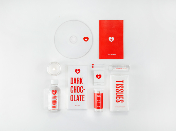 Heal Your Broken Heart: Love Hurts Kit by Melanie Chernock #branding #products #design #stationery #love