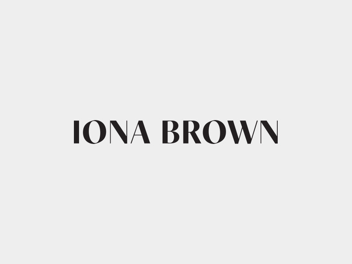Logotype for contemporary jewellery designer Iona Brown designed by Sam Flaherty. #ss