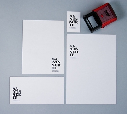 santsserif on the Behance Network #stamp #white #spain #business #branding #rubber #card #designer #sants #graphic #henajeros #black #santos #serif #madrid #and #type #letterhead #typography