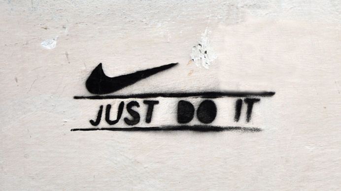 typography: JUST DO IT [firenze, italy] PHOTOGRAPHIE (C) [ catrin mackowski ]