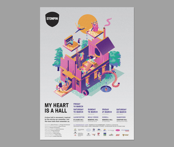 Stompin #illustration #poster