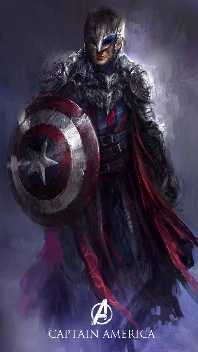 Best Redesign Superheroes of Captain America #character design #superheroes