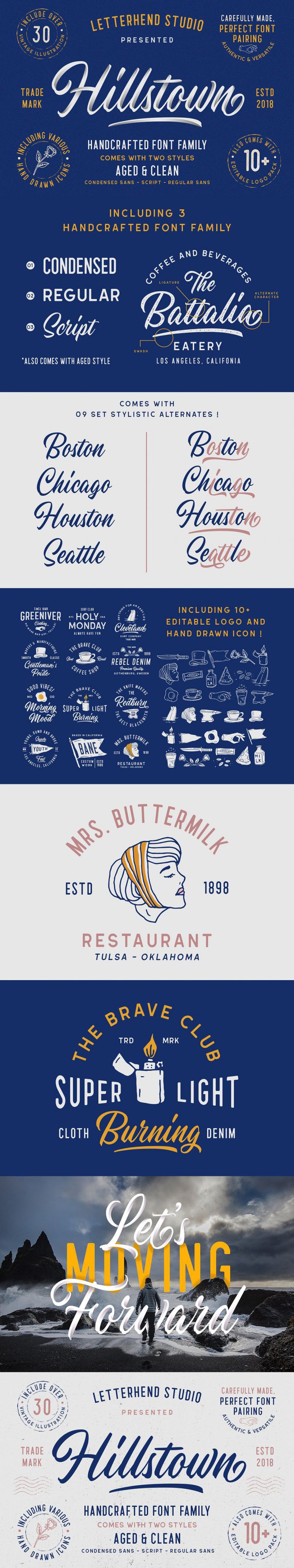 Hillstown Font Collection