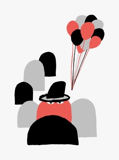 Silver Screen Sociedad #illustration #red #black