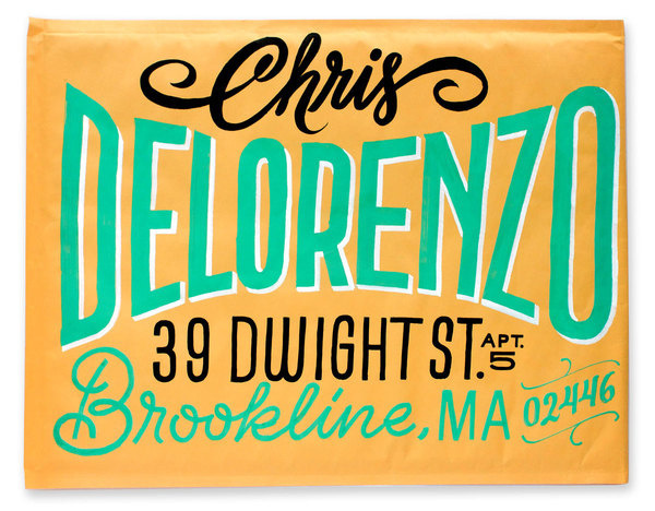 Do Not Open Project A #lettering #address #marinovich #envelope #erik