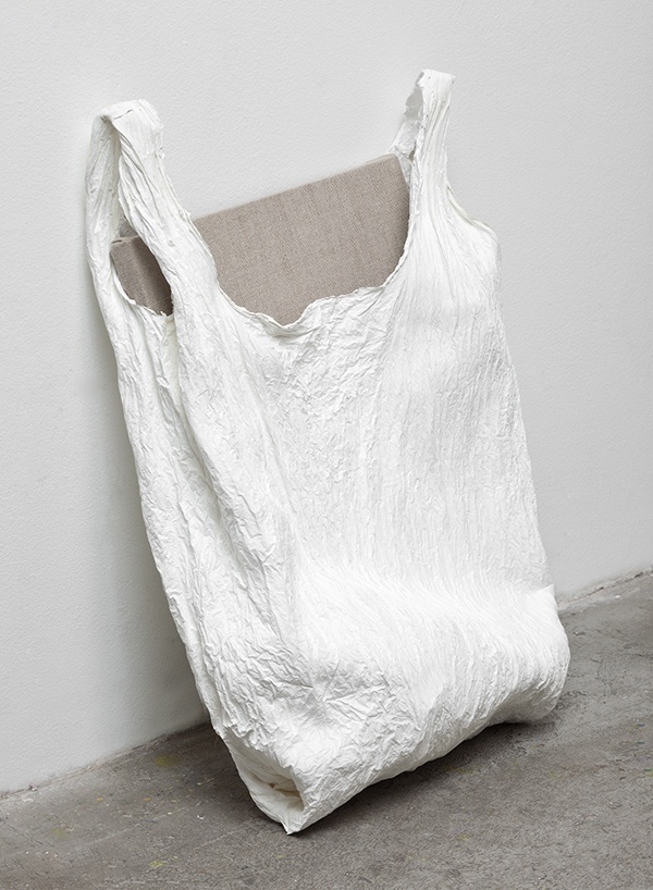 Analia Saban, Bag with Canvas #2, 2011. Courtesy: Thomas Solomon Gallery, Los Angeles. Photo: Brian Forrest
