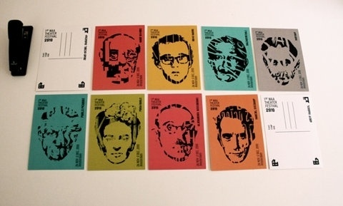 FFFFOUND! | Festival de teatro WAA #trivio #festival #design #graphic #we #trivitown #posters #are #teathre #alive #javier
