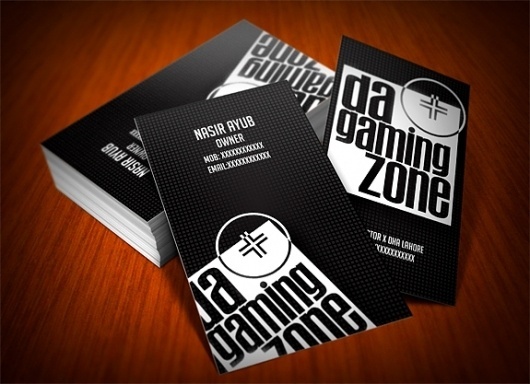 Random Business Card Designs on the Behance Network #business #branding #card #gaming #cards #typography