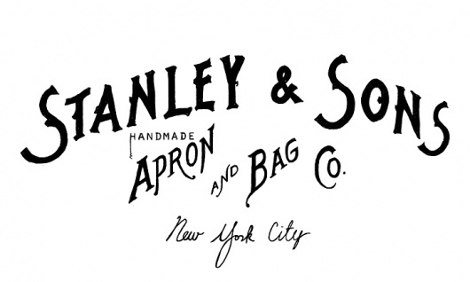 Stanley & Sons #logo #drawn #typography